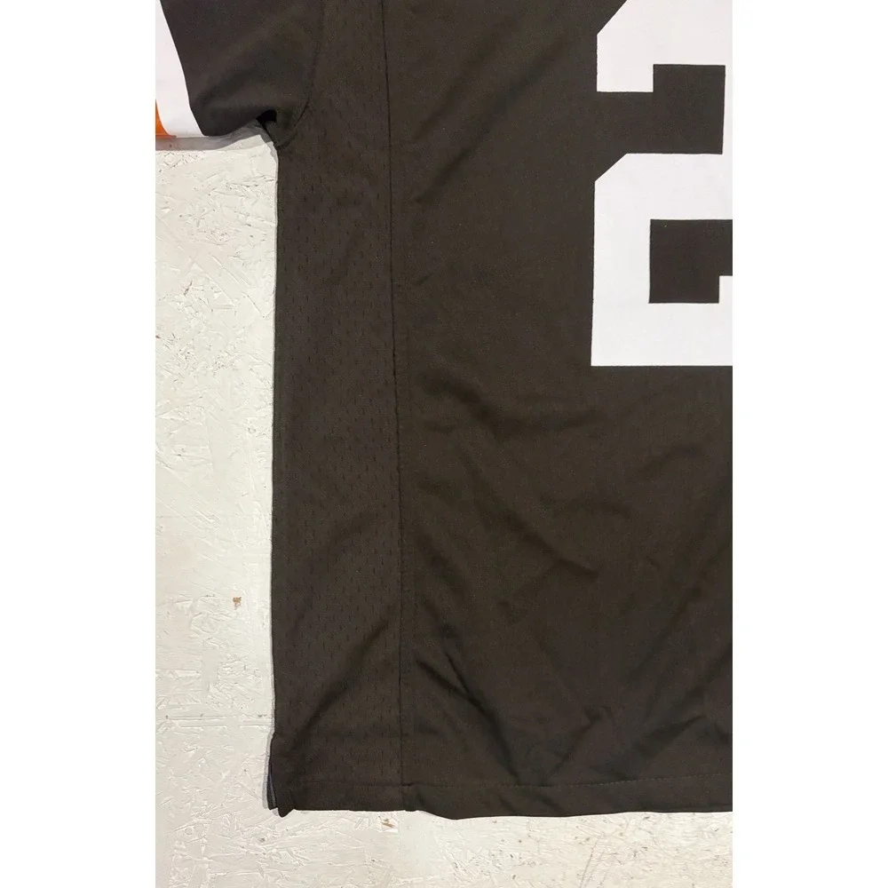 Johnny Manziel Jersey Youth Large Cleveland Browns‎ #2 Brown Nike On Field NFL